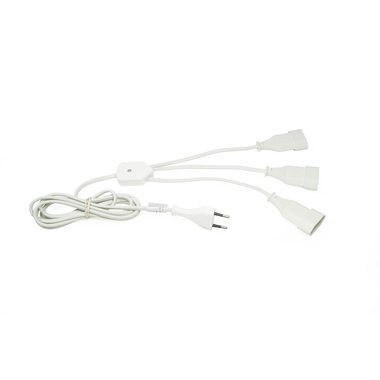 Verdeler 230v - 1 eurostekker / 3 euro koppeling